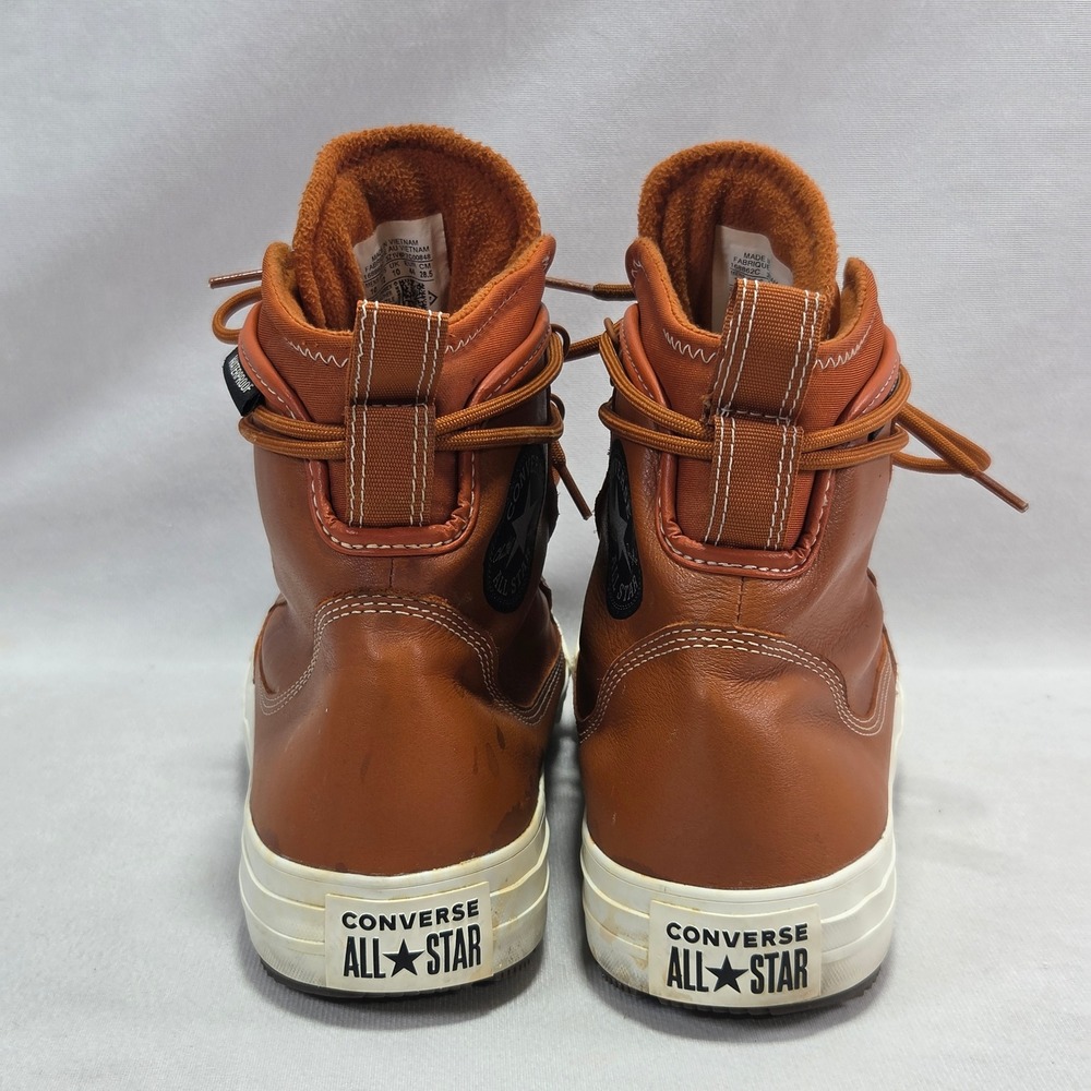 Converse Chuck Taylor All Star Terrain High Top Monarch Orange Fleece Lined 10 - Picture 4 of 9